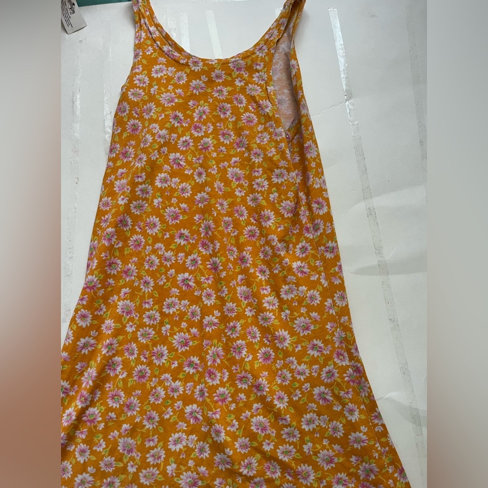 Yellow dress size small good condition cotton material